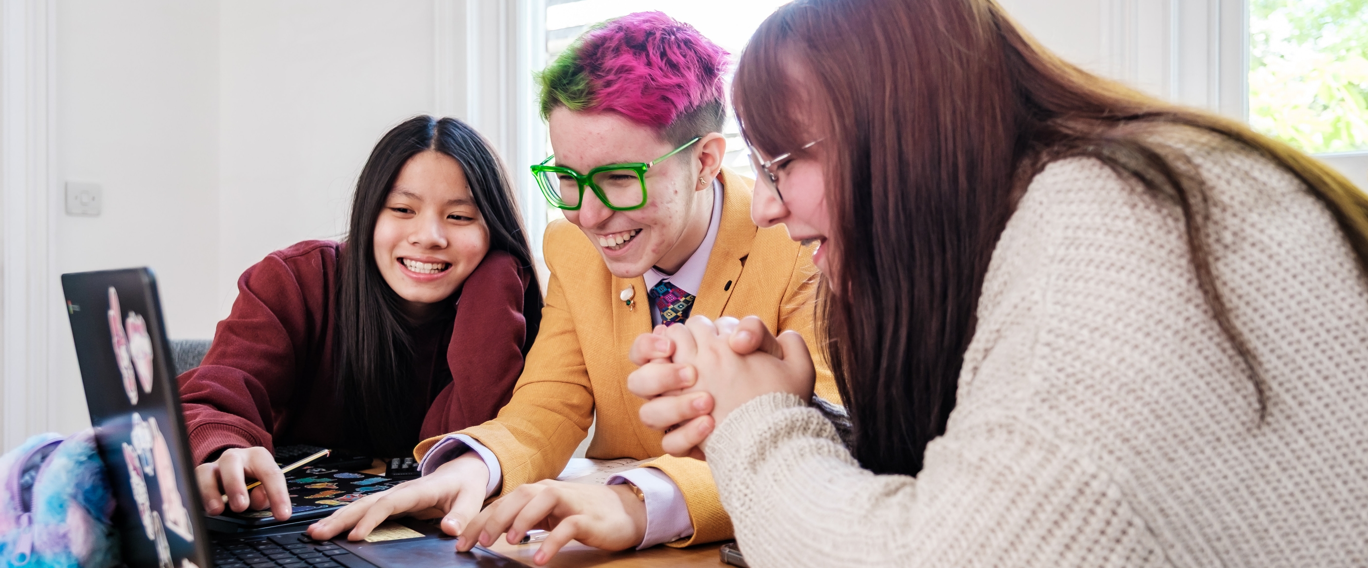 Image of three students